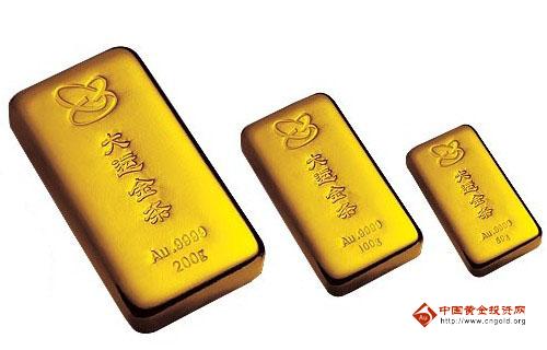 炒黄金期货：实物黄金出现萎缩 投资金条可长期持有