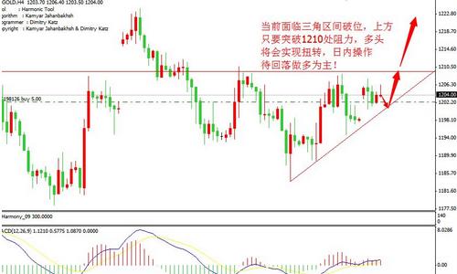 今日黄金价格调整一旦到位涨势必将成立